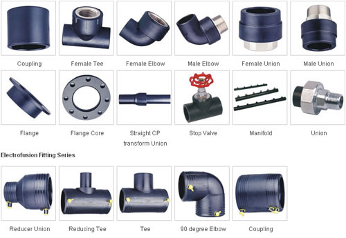 pe pipes and fittings, pvc pipes and fittings, water supply pe pipes, pvc pipes for ungerfround coal mines, plastic pipes