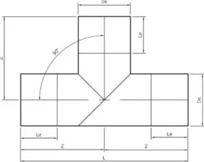 HDPE Fabricated Tees