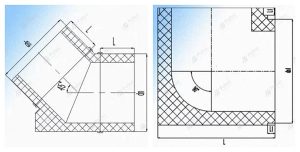 HDPE Turnery 45° & 90° Bend