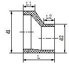 HDPE Turnery Eccentric Reducer