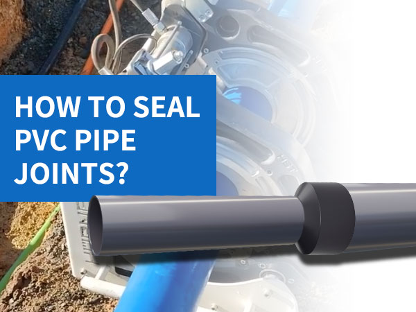How to seal pvc pipe joints